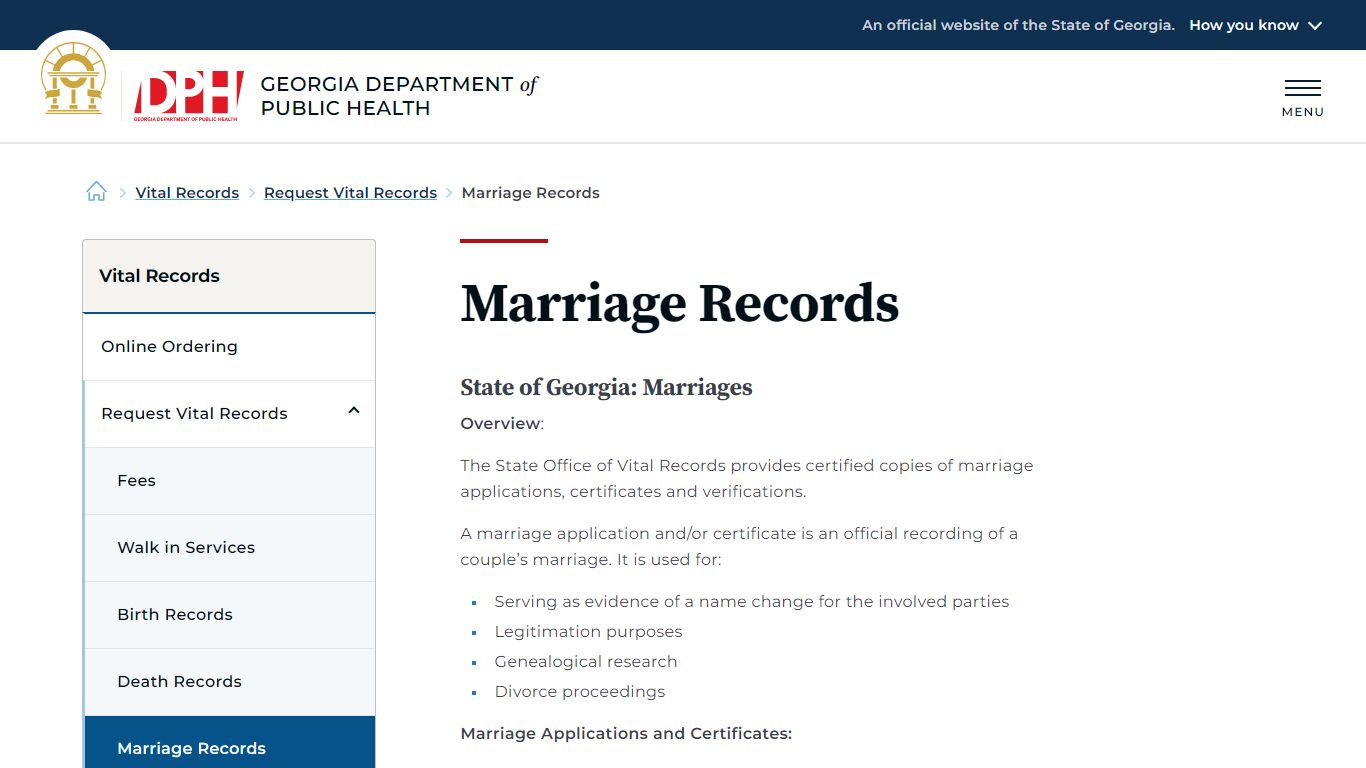 marriage | Georgia Department of Public Health